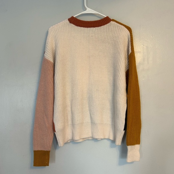 Silver flint color block sweater small - Picture 2 of 3